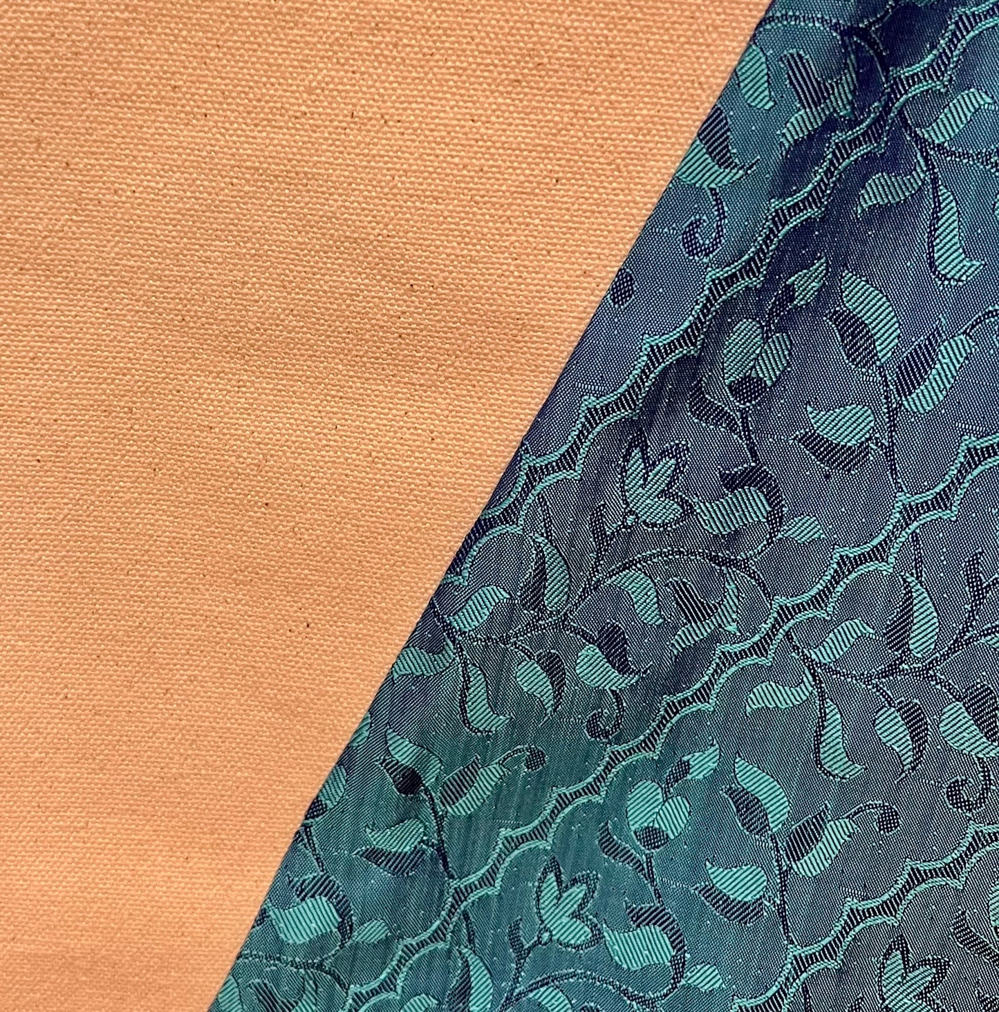 Tulsi Tote Bag - Blue Leaves
