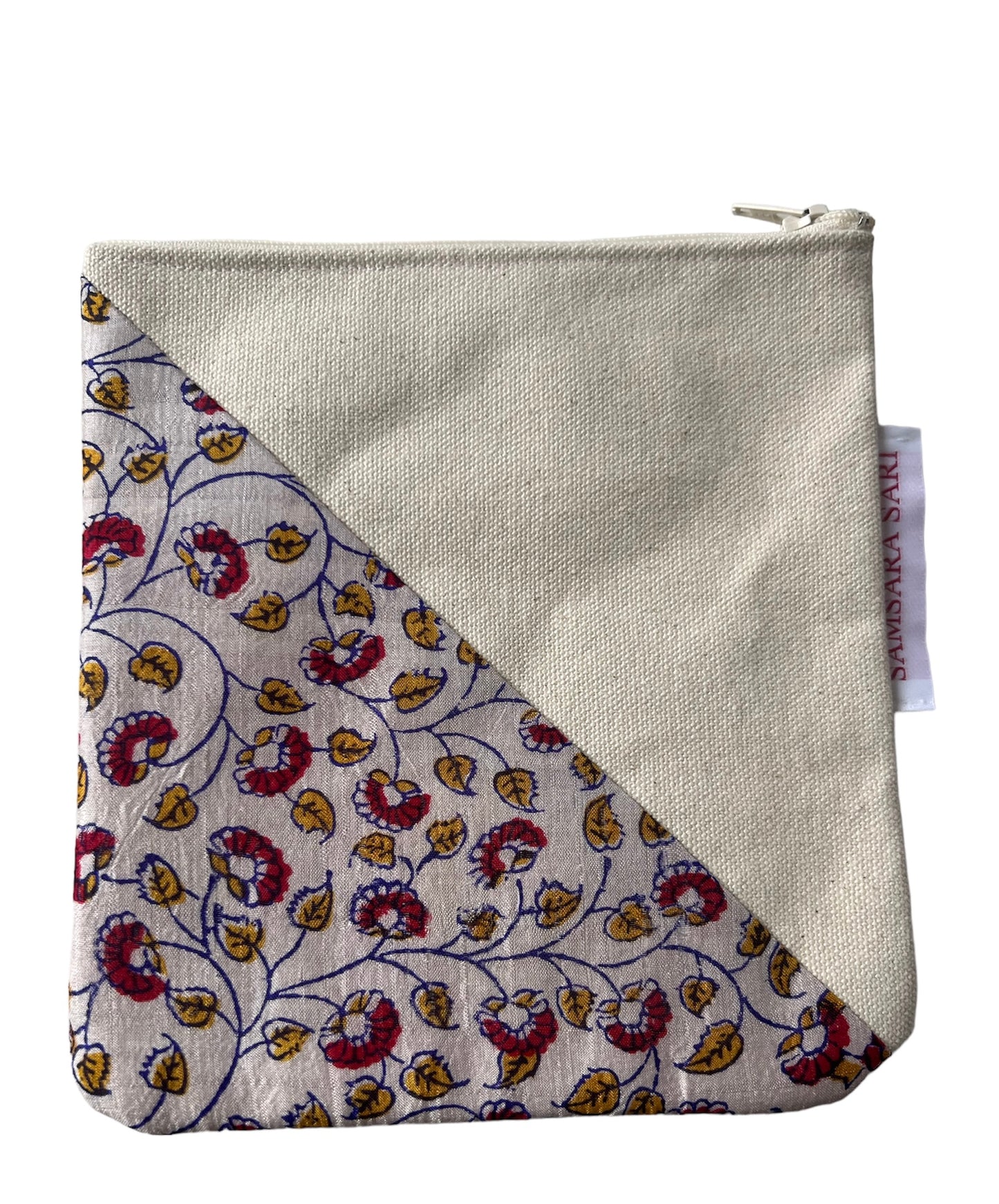 Floral carry all pouch - small
