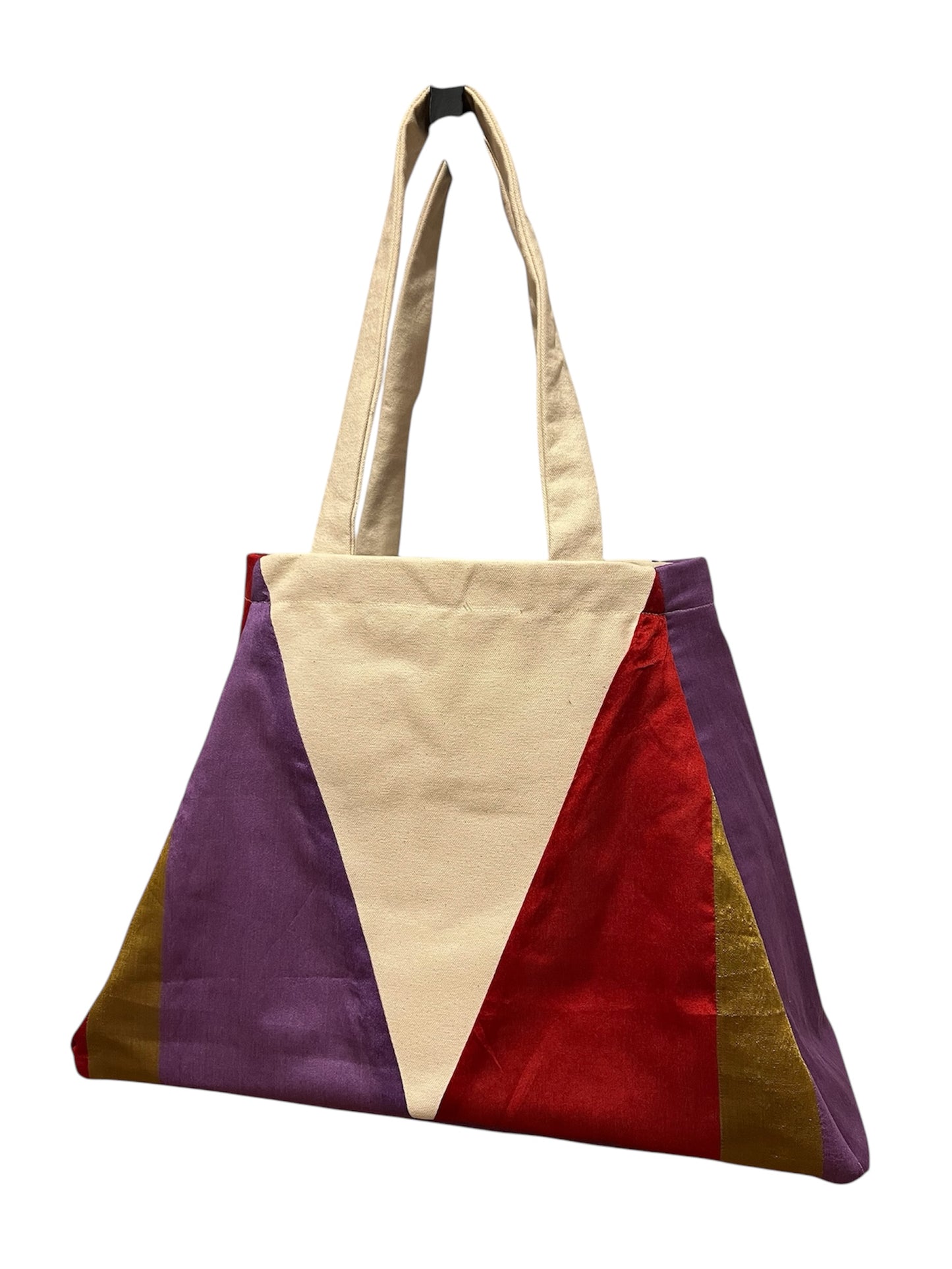 Tulsi Tote Bag - Red/Purple