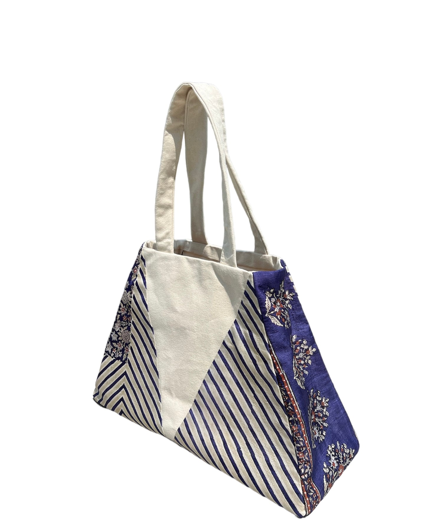 
                  
                    Tulsi Tote Bag - Navy and White
                  
                
