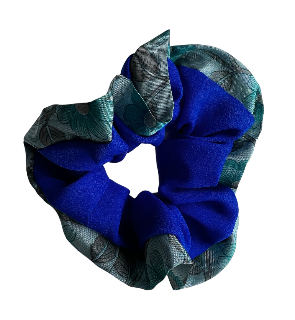 Bright Blue scrunchie