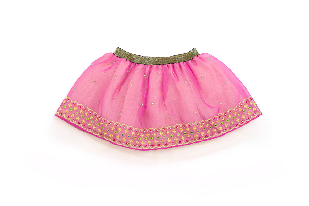 
                  
                    Taara Tutu Skirt- Pink with embroidery
                  
                