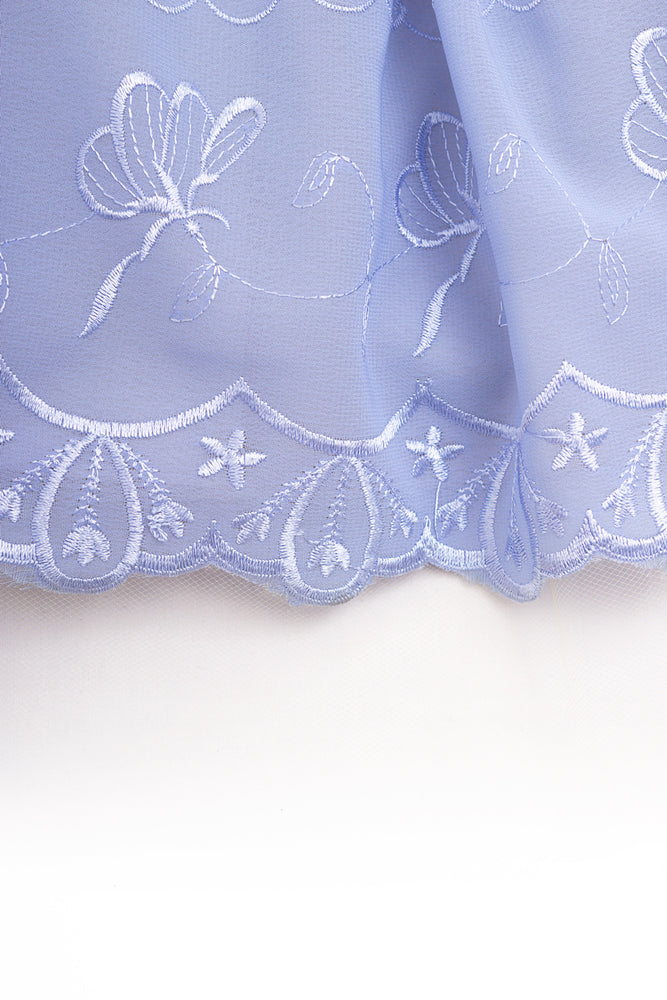 
                  
                    Taara Tutu Skirt- pale blue with embroidery
                  
                